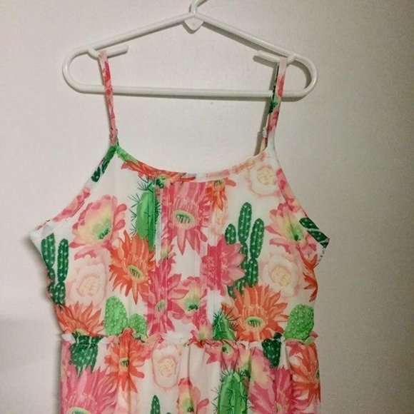 The Childrens Place Dress Girls XL 14 NEW Floral Long - Picture 6 of 12